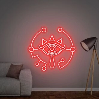 Brighten Your Gaming Space, Bar, or Bedroom with the Iconic Triforce Legend Of Zelda Led Neon Sign - The Perfect Zelda Gift and Wall Art for Fans