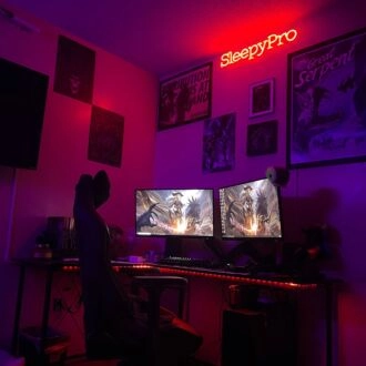 Twitch Youtube Username Neon Sign For Gaming Room