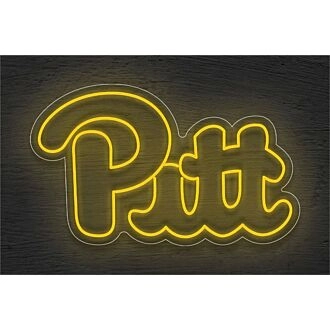 Brighten Your Office, Home, or College Dorm with the University of Pittsburgh LED Neon Sign — Perfect for Bars, Parties, and Campus Events.