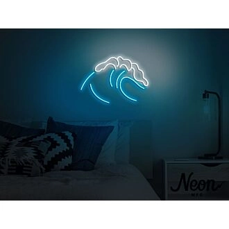 Wave Liquid Infinity Mirror Neon Sign