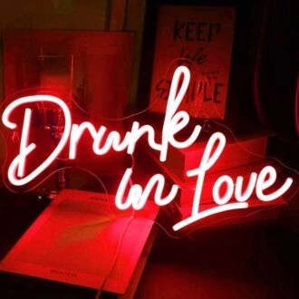 Drunk in Love Wedding Neon Sign