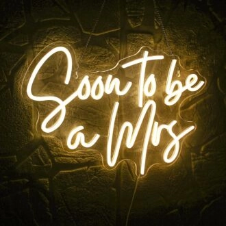 Soon to Be a Mrs. Proposal Neon Sign