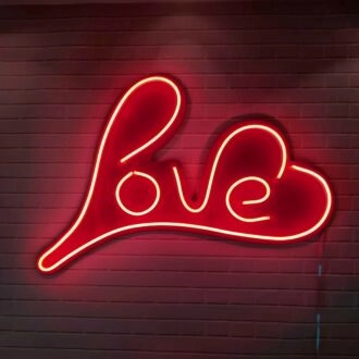 LOVE Wedding Style 2 Neon Sign