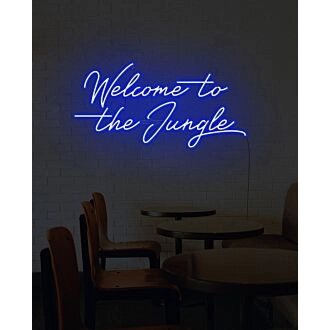 Welcome To The Jungle Neon Sign for Adventurous and Fun Spaces