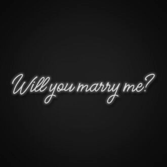 Will You Marry Me Neon Sign Make proposals unforgettable with this romantic sign