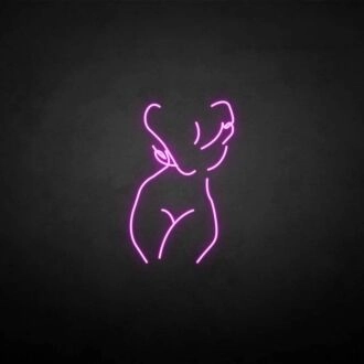 'Women body' neon sign