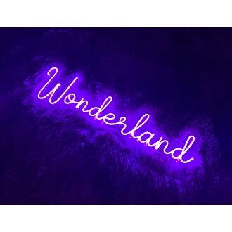 Wonderland Neon Sign