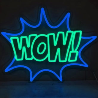 WOW! neon sign