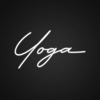 Yoga Neon Sign for Fitness Studios