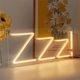 Brighten Up Your Space: Perfect for Home Decor, Office Ambiance, and Bar Vibe with Zzz LED Neon Sign Light LED Neon Sign.