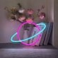 Brighten Up Your Space: From Cozy Bedrooms to Trendy Bars with the Saturn Planet LED Neon Sign