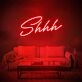 Brighten Up Your Space: Shhh LED Neon Sign for Bars, Bedrooms, and Chill-Out Areas