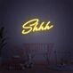 Brighten Up Your Space: Shhh LED Neon Sign for Bars, Bedrooms, and Chill-Out Areas