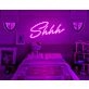 Brighten Up Your Space: Shhh LED Neon Sign for Bars, Bedrooms, and Chill-Out Areas