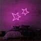 Brighten Up Your Space: Stars LED Neon Sign Perfect for Home Decor, Weddings, and Bar Ambiance
