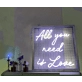 All You Need Is Love Neon Sign