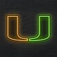 Brighten Your Game Day Celebrations and Home Bar with the University Of Miami Logo LED Neon Sign.