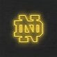 Brighten Your Game Day Celebrations and Man Cave with the University Of Notre Dame LED Neon Sign.