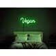 Brighten Your Space: Vegan LED Neon Sign Perfect for Home Decor, Trendy Cafes, and Conscious Events.