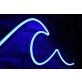 Brighten Your Space: Wave LED Neon Sign Sea LED Neon Sign for Home, Office, Bar, and Wedding Ambiance.