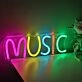 Bring Vibrant Beats to Your Space: Yellow Ice Blue Green Music LED Neon for Bars, Parties, and Home Entertainment.