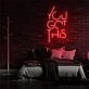 Empower Your Home Office and Inspire Your Workspace with the You Got This LED Neon Sign.