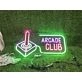 Brighten Up Your Gaming Room, Bar, or Party Atmosphere with the Arcade Club Game LED Neon Sign.