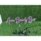 Brighten Up Your Special Day or Business Space with the Aura Beauty Bar Custom LED Neon Sign - Perfect for Weddings, Stores, and Home Decor.
