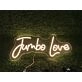 Brighten Up Your Wedding, Anniversary, or Romantic Evenings with the Jumbo Love Custom LED Neon Sign.