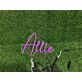 Brighten Your Special Occasions and Workspace with Personalize Custom Allie LED Neon Sign for Weddings, Parties, and Office Decor.