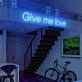 "Give Me Love" Radiant Neon Glow Your Space with Affection