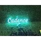 Enhance Any Space from Bars to Weddings with the Personalize Custom Cadence LED Neon Sign.