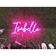 Transform Your Space: Personalize Custom Isabella LED Neon Sign for Stylish Home Decor, Vibrant Office Spaces, and Memorable Events.
