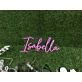 Transform Your Space: Personalize Custom Isabella LED Neon Sign for Stylish Home Decor, Vibrant Office Spaces, and Memorable Events.