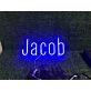 Elevate your wedding, bar ambiance, or office space with the Personalize Custom Jacob LED Neon Sign.