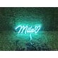 Elevate Your Space: From Weddings to Bars with the Personalize Custom Mila With Heart LED Neon Sign.
