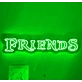 'Friends' neon sign