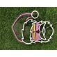 Brighten Your Festive Decor: Santa With Glasses Christmas LED Neon Sign for Home, Office, and Holiday Celebrations