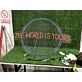 Brighten Your Office, Store, or Bar Ambience with The World Is Yours LED Light LED Neon Sign.