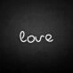 'Love2' Neon Sign
