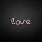 'Love2' Neon Sign