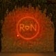 Customize Initials In Circle Neon Sign