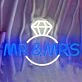 Mr &amp; Mrs Diamonds Neon Sign