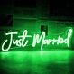 Just Marred Neon Sign