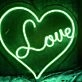 Love Heart Neon Sign