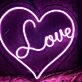 Love Heart Neon Sign