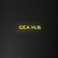 'Idea Hub' neon sign