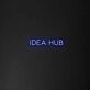 'Idea Hub' neon sign
