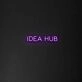 'Idea Hub' neon sign