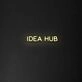 'Idea Hub' neon sign